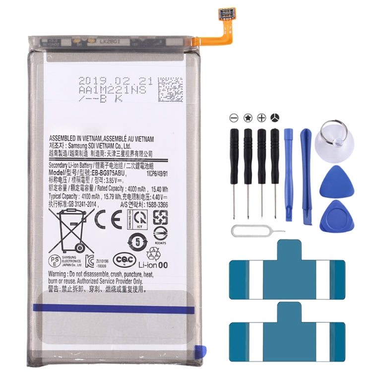 Original Removable Li-ion Battery EB-BG975ABU for Samsung Galaxy S10+, For Samsung Galaxy S10+ Original Removable Li-ion Battery EB-BG975ABU for Samsung Galaxy S10+, For Samsung Galaxy S10+
